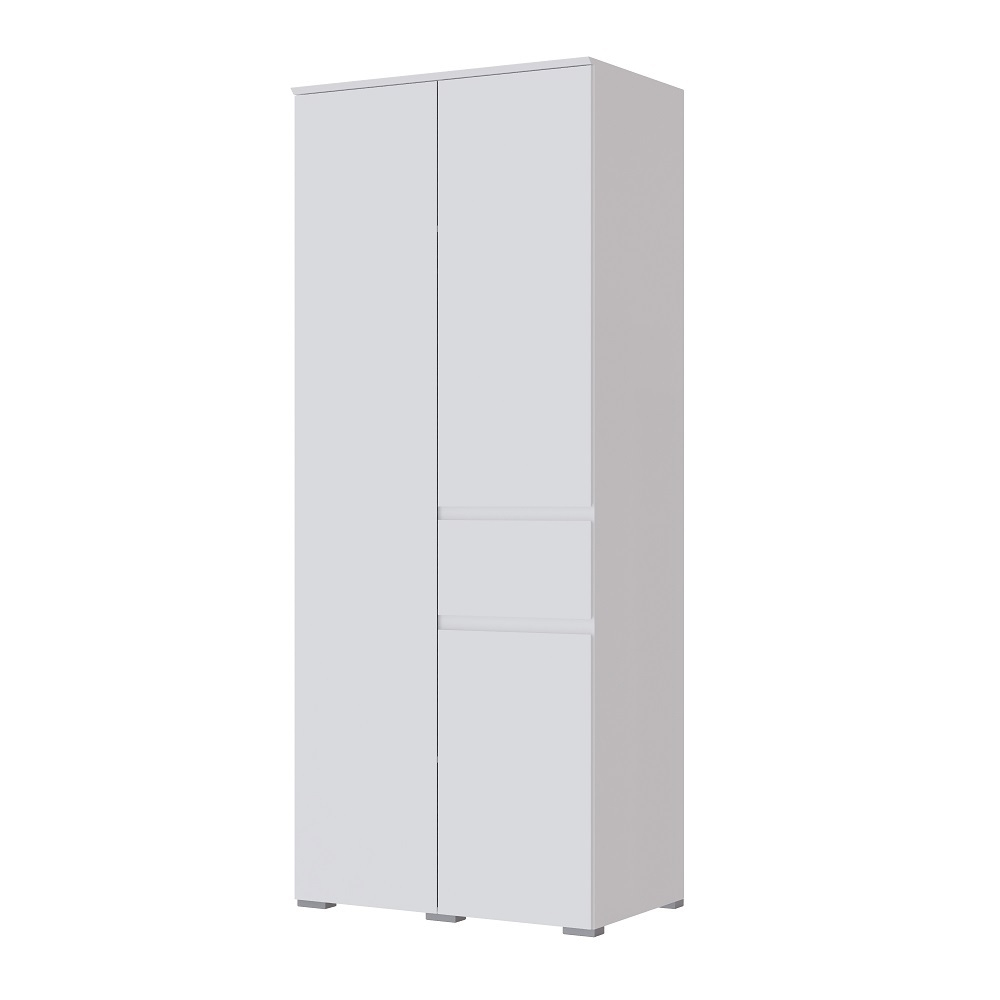 Шкаф двухстворчатый Плейона, белый