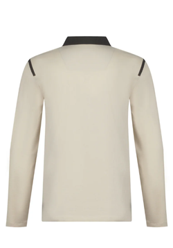 Лонгслив c воротом поло