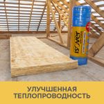 Утеплитель Теплая Крыша Стронг // рулон 1220х4000м // 150мм // 4,88кв.м/0,732м3 // плотность 15 кг/1 м³ // Изовер (Ветонит)