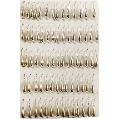 Мормышки вольфрамовые №2.5 Банан, цвет серебро, 0,5 гр.( набор 10 штук) цена указана за 1 штук