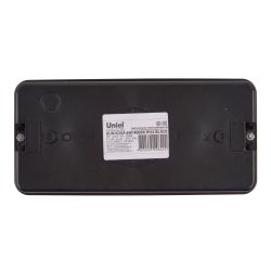 ULW-K25A 6W-4000K IP65 BLACK Светильник светодиодный влагозащищенный. Белый свет 4000K. 660Лм. Размер 220x105x50мм. Корпус чёрный. ТМ Uniel