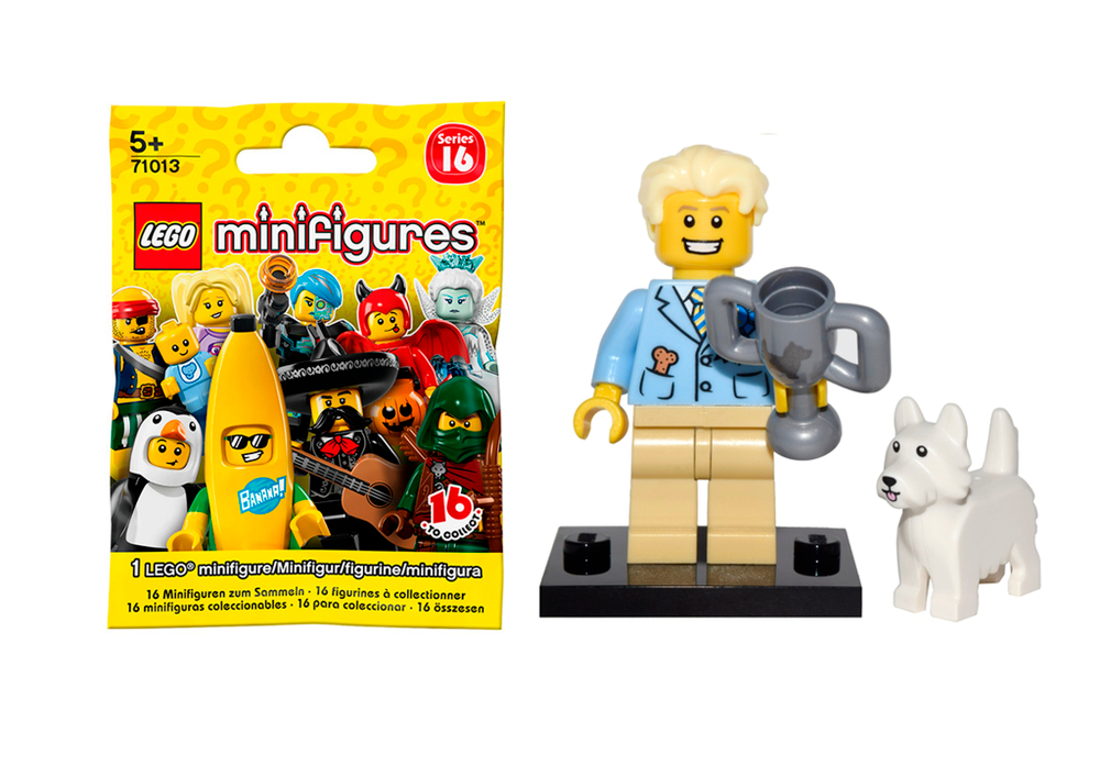 Минифигурка LEGO 71013 - 12 Победитель выставки собак