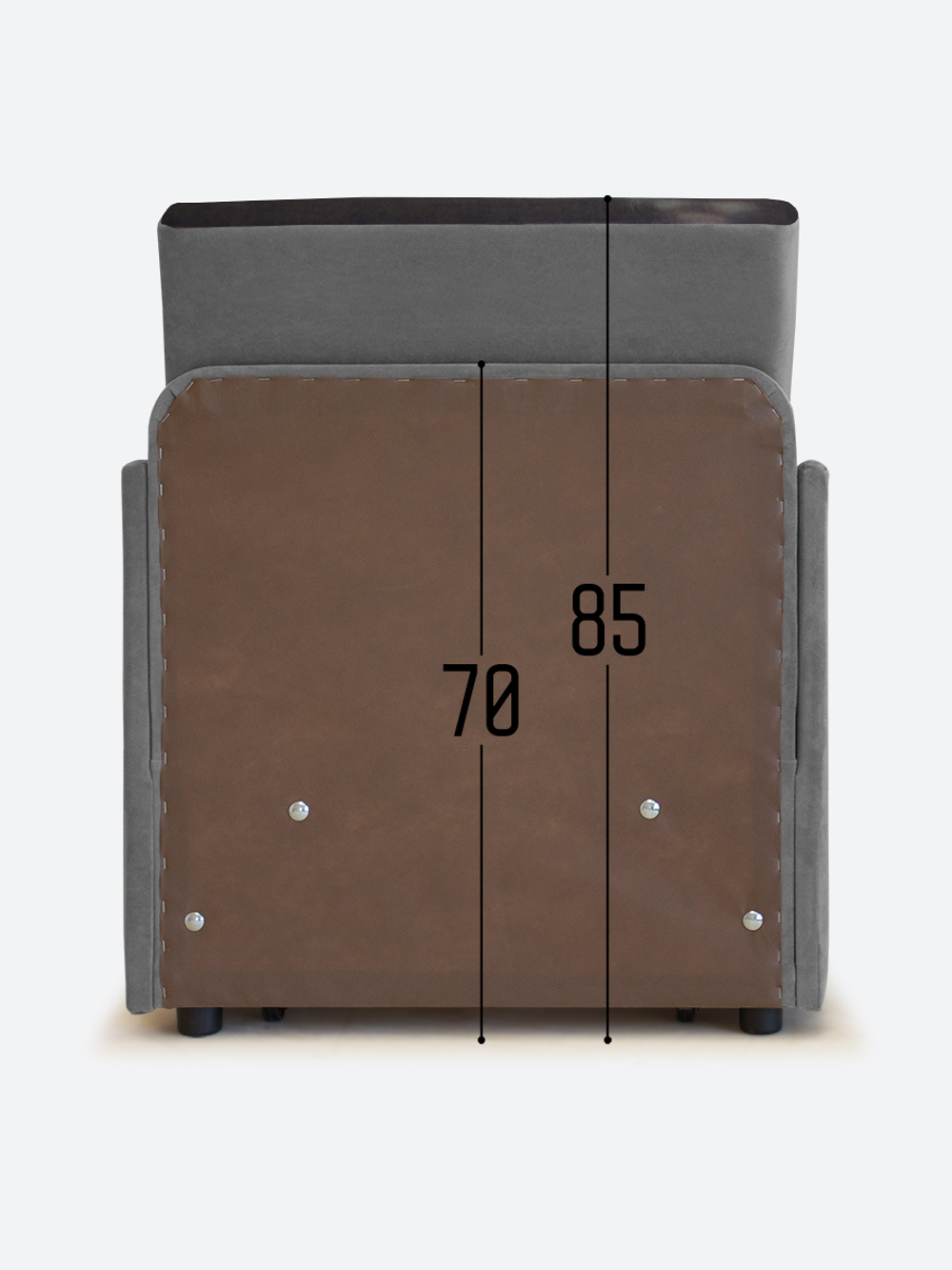 Кресло-кровать "Миник" с подлокотниками, купон Котенок в клубках