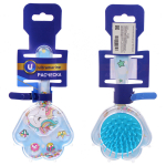 Расческа массажная детская «ФРАТТИ БУМ», единорожек Марли, форма лапка, 16*8см (блистер Ультрамарин)