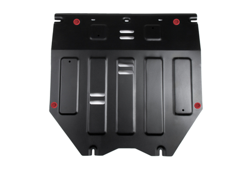 Защита картера АвтоБроня для Changan UNI-T РКПП FWD 2023-н.в., рынок РФ, сталь 1.5 мм, с крепежом, штампованная, 111.08926.1