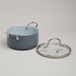 КАСТРЮЛЯ AGNESS С АНТИП. ПОКР. И СТЕКЛ. КРЫШКОЙ 1350 МЛ, 16*8 СМ