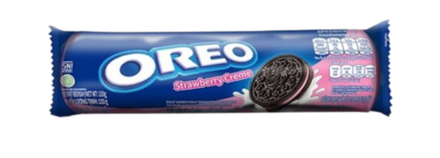 Печенье Oreo со вкусом клубничного чизкейка