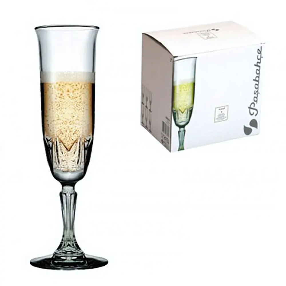 Набор фужеров для шампанского 6шт 163мл «Карат» 440146B