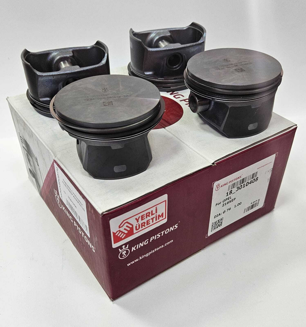 Поршни с кольцами +1.00 Z16XEP  KING PISTONS