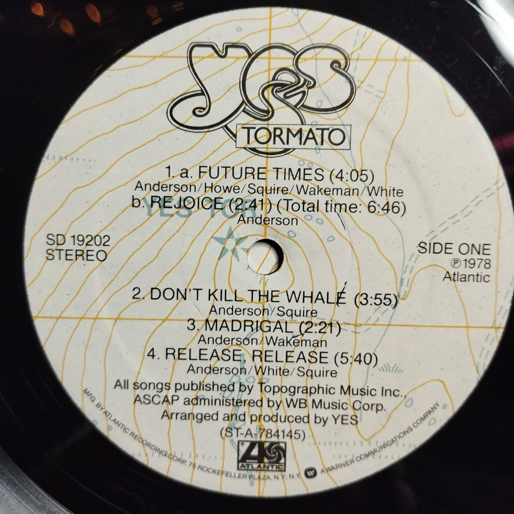 Винтажная виниловая пластинка LP Yes Tormato (USA 1978) SD-19202