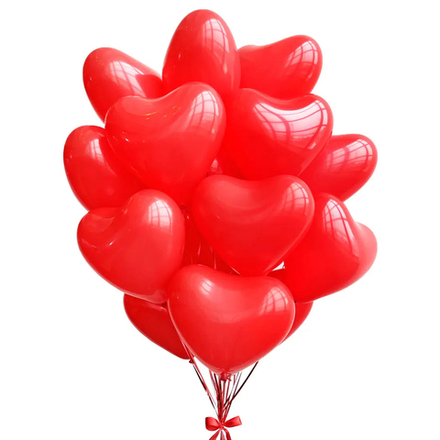 Букет из 20 латексных сердец (16-17")