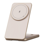 Складная зарядная станция MagSafe VLP Alum Power Pro для iPhone, Apple Watch и AirPods (Qi2) Беспроводная зарядка: Qi 15 Вт, Qi 5 Вт, магнитное крепление для зарядки Apple Watch (Qi 3 Вт). Проводная зарядка: нет. Сертификация Qi2. Отсутствует LED-индикаци