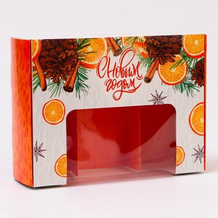 Кондитерская упаковка под 3 эклера "Пусть сбываются мечты", 20 x 15 x 6 см