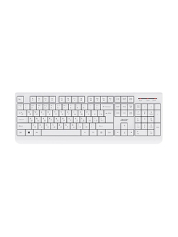 Acer OCC401 [ZL.ACCCC.017] Комплект (клавиатура + мышь) white (USB, 1600dpi, multimedia)беспроводной