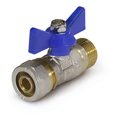 Кран 16ц  х 1/2н "ТIM" 25/100