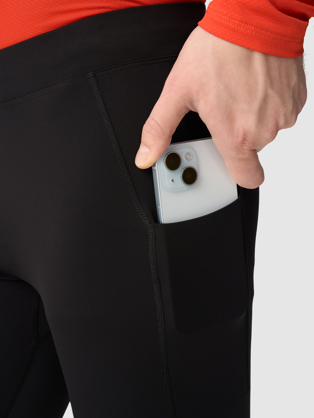 Лосины мужские GRI Весна чёрные