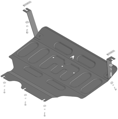 Защита стальная 1,5 мм Д,КПП Jetta VS5; VS7; с 2023 г MOTODOR.52304