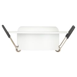 Светильник встраиваемый алюминиевый ЭРА KL109 WH под лампу MR16 GU5.3 белый матовый