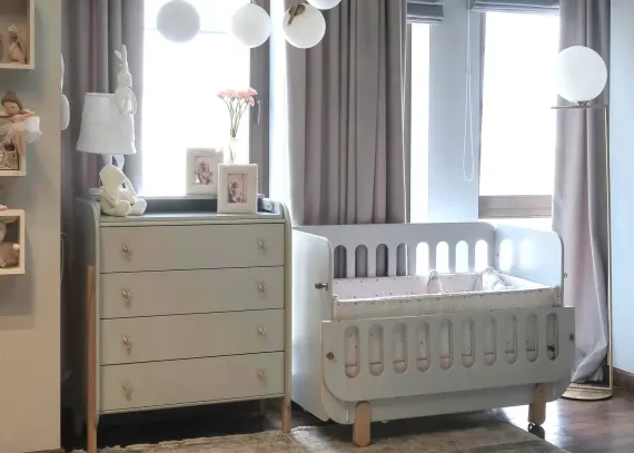 Комод Baby Chipak Just 5.4 Снежное Утро