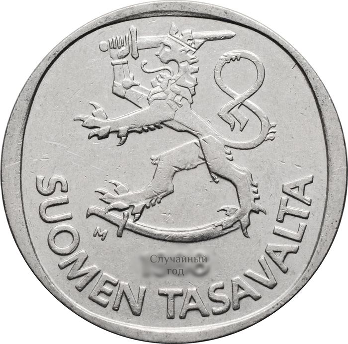 1 марка 1969-1993 Финляндия XF