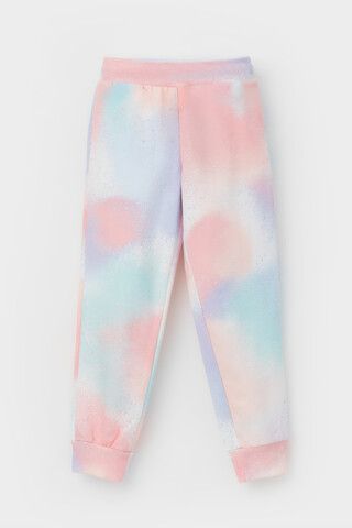 брюки  для девочки  КР 400536-1/разноцветный спрей