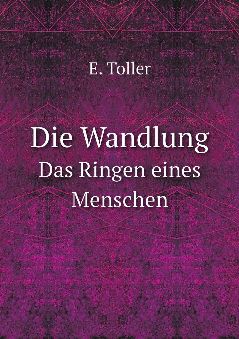 Die Wandlung. Das Ringen eines Menschen | E. Toller