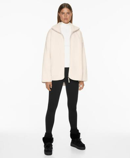 Oysho Куртка из искусственной шерсти, экрю