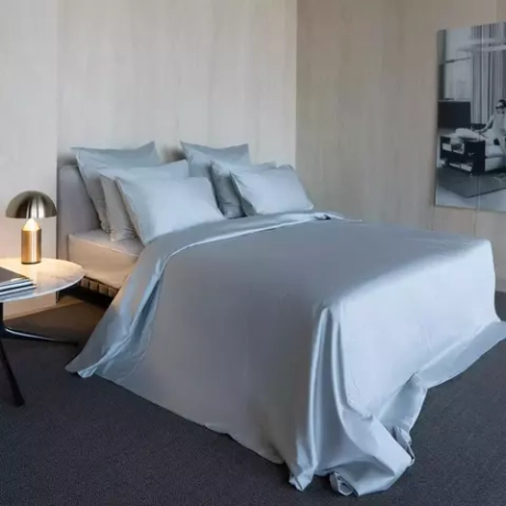 Постельное белье семейное Mollen светло-серое