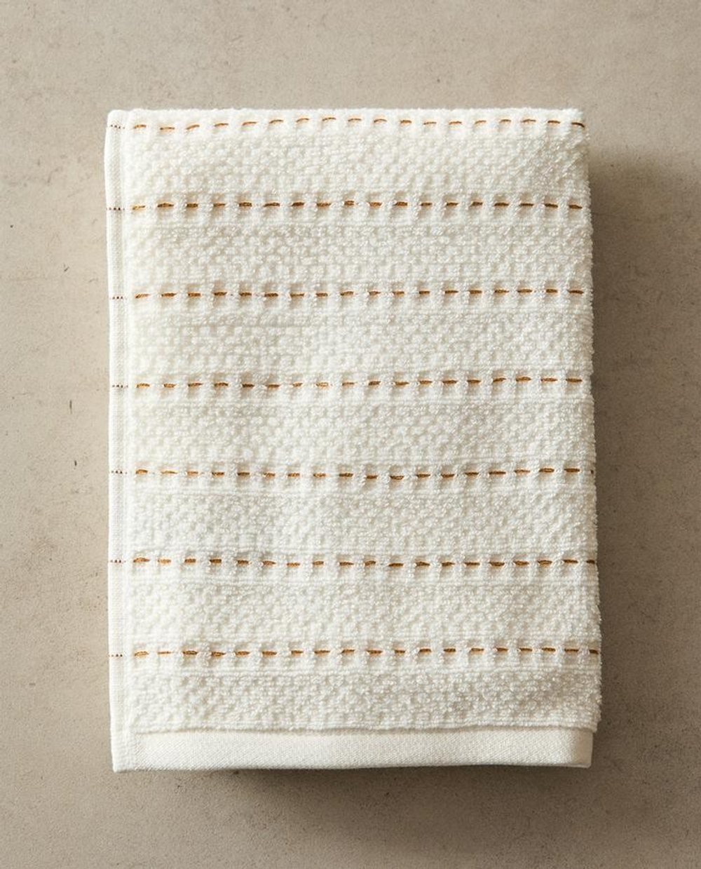 ZARA HOME КУХОННОЕ ПОЛОТЕНЦЕ ИЗ ХЛОПКА, ЭКРЮ