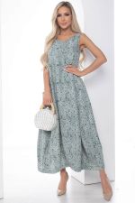 Сарафан В стиле бохо (зеленый) П9037 LT Collection (Акция)