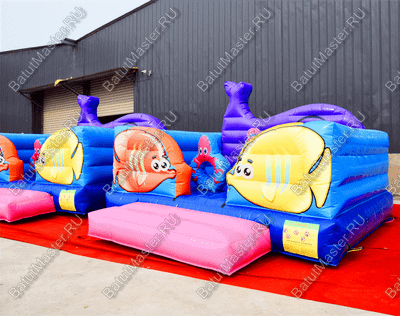 Коммерческий надувной батут "Морское царство 2"