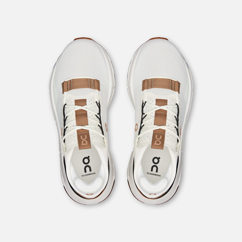 Кроссовки женские ON Cloudnova 2 Sneaker Ivory/Sphinx