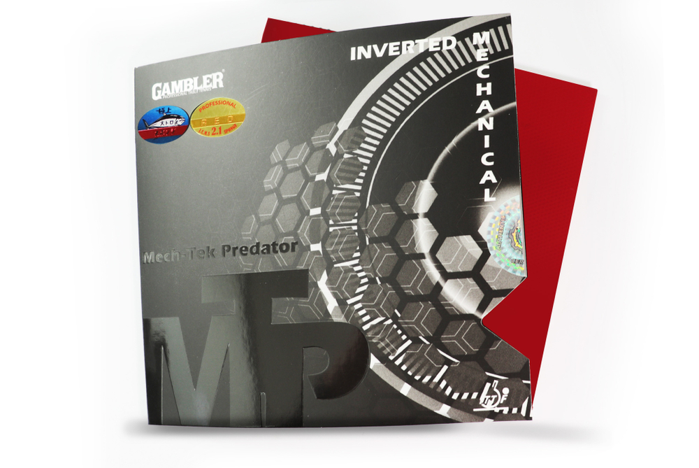 Накладка для ракетки GAMBLER MECH-TEK 2.1MM RED