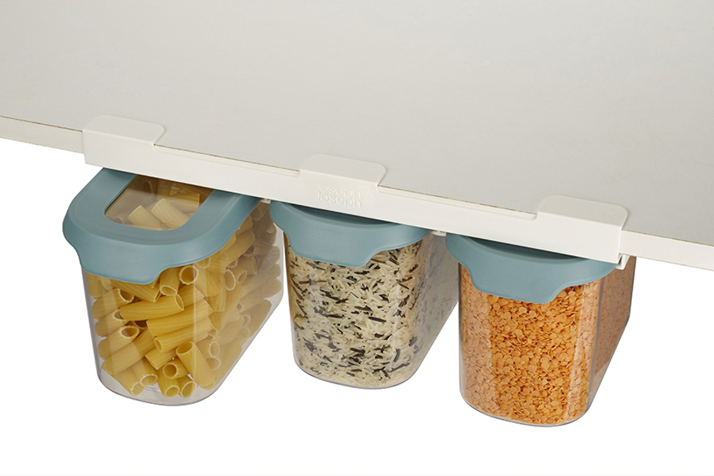 Набор подвесных контейнеров cupboardstore, 1,3 л, темный опал, 3 шт.