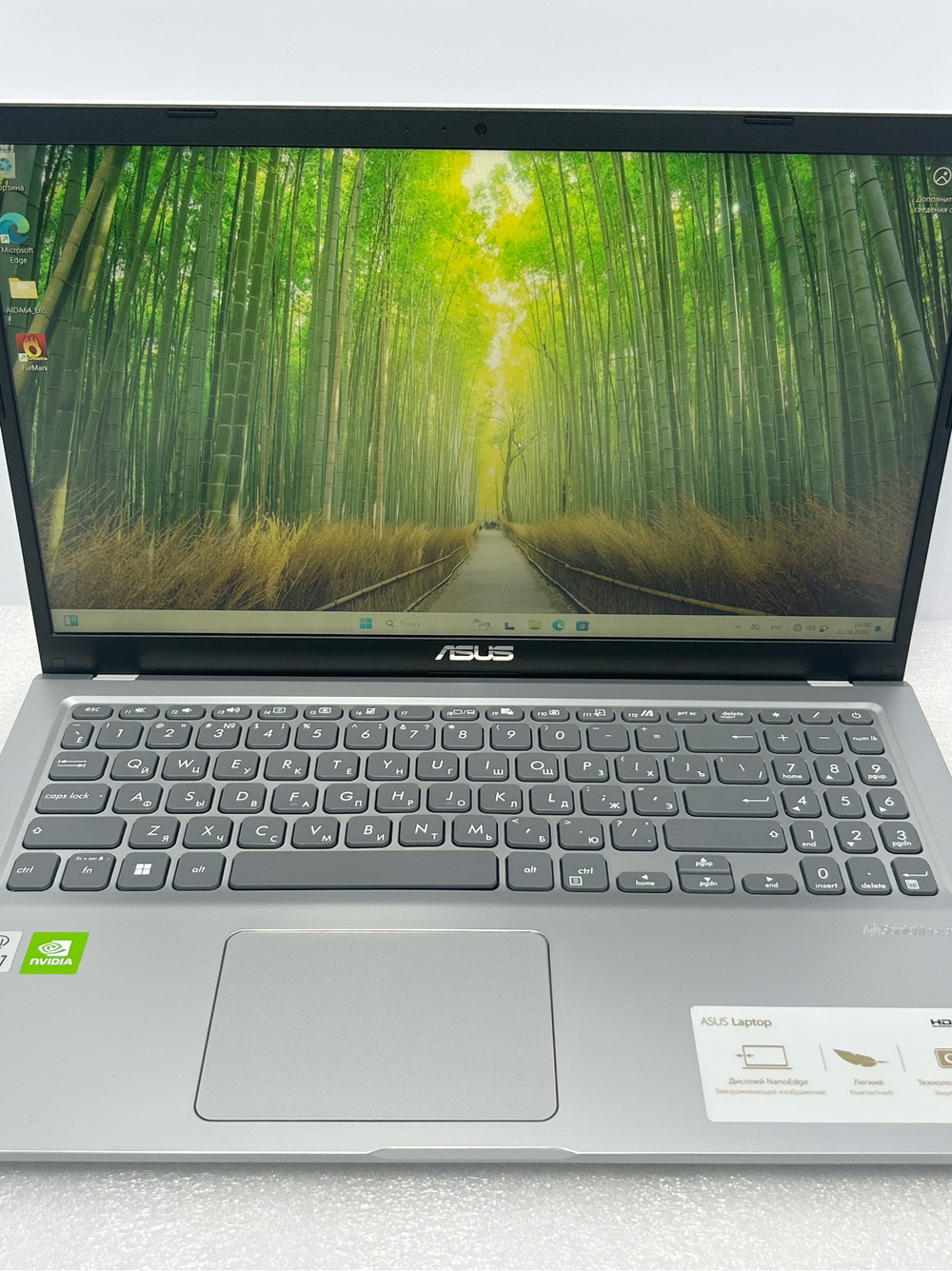 Ноутбук ASUS (A516JP-EJ463 90NB0SS2-M006B0) 15.6"/Intel Core i7 1065G7/RAM 16 GB//SSD 512 GB/NVIDIA GeForce MX330 2GB/1920x1080/IPS/DOS/Подсветка кл-ры:нет/серебристый. Состояние: Уценка/прокручен topcase