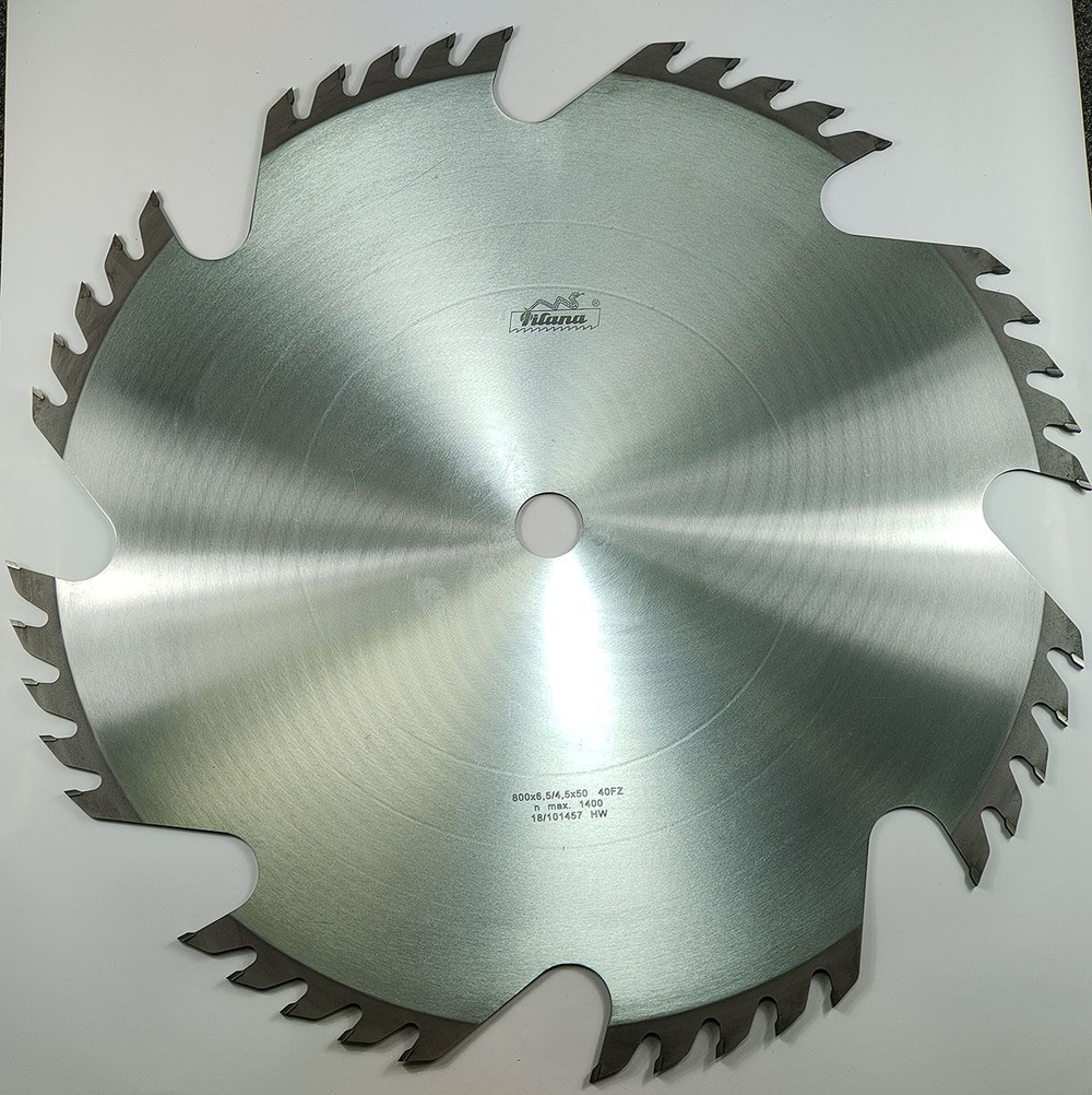 Пила дисковая TCT "Pilana" 800x6.5/4.5x50 z40 33.1 FZ HAN