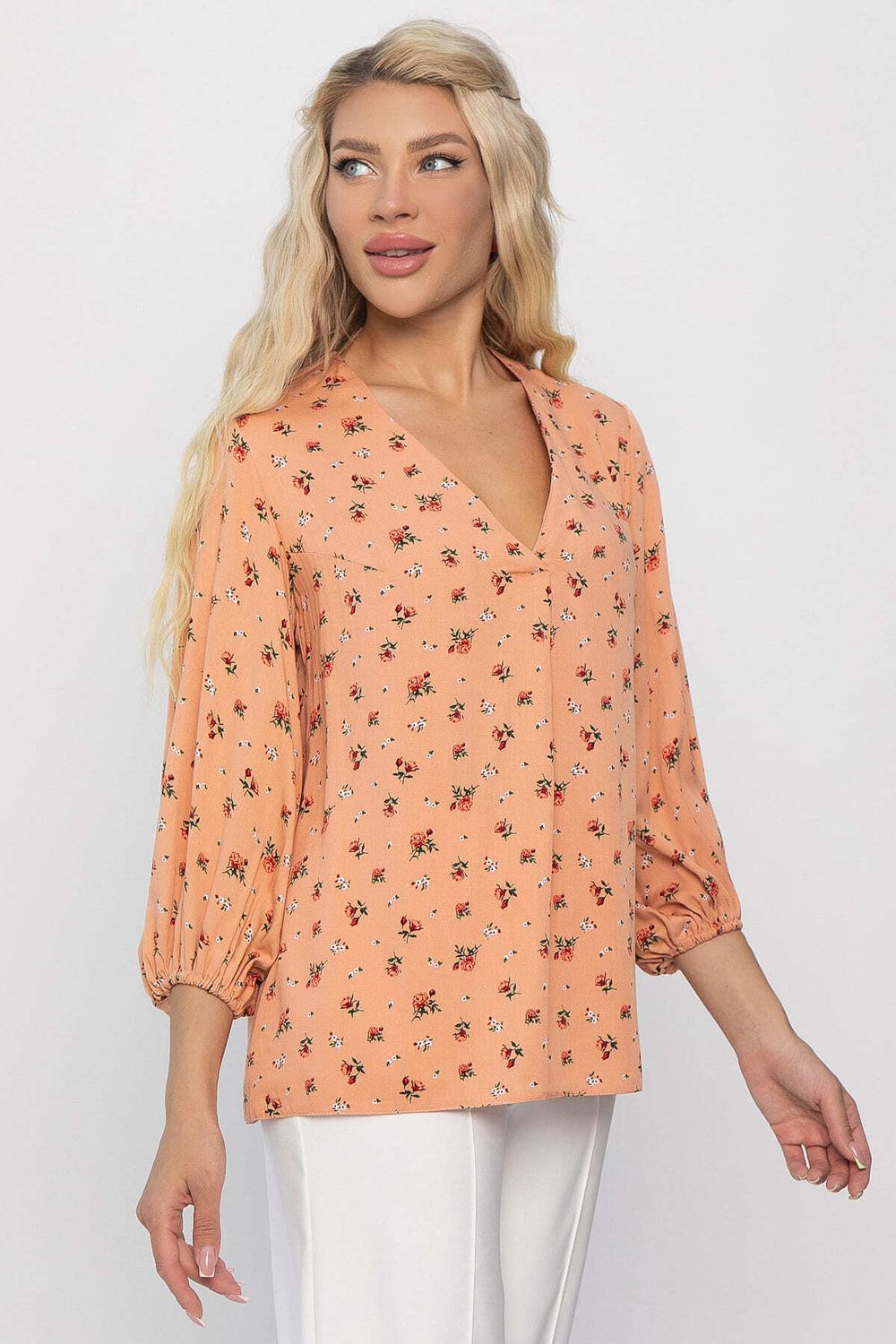 Блуза Пралине (персик) Б13841-6М LT Collection