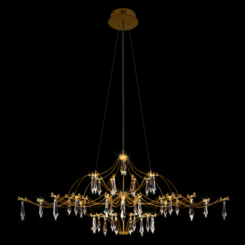 Подвесная светодиодная люстра Loft It Mira 10587/1000 Gold Asfour