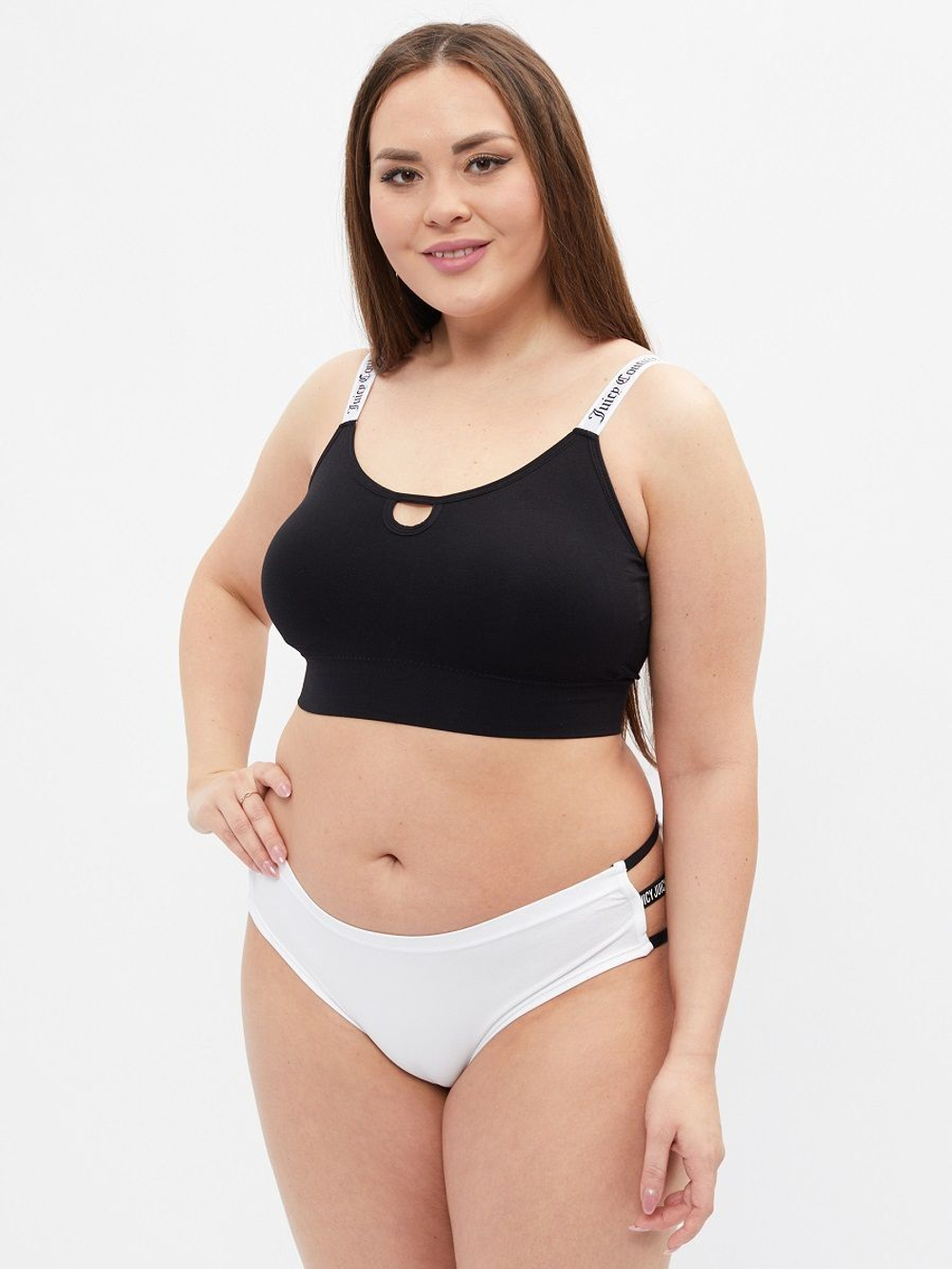 Набор из 3 высоких трусиков-слипов с перемычками по бокам (Размер: 3X) (Цвет: разноцветный)