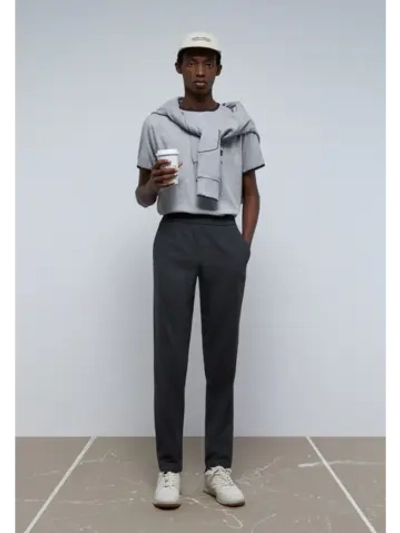 Брюки с эластичным поясом