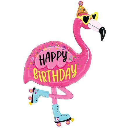 Фигура "Happy Birthday Праздничный фламинго"