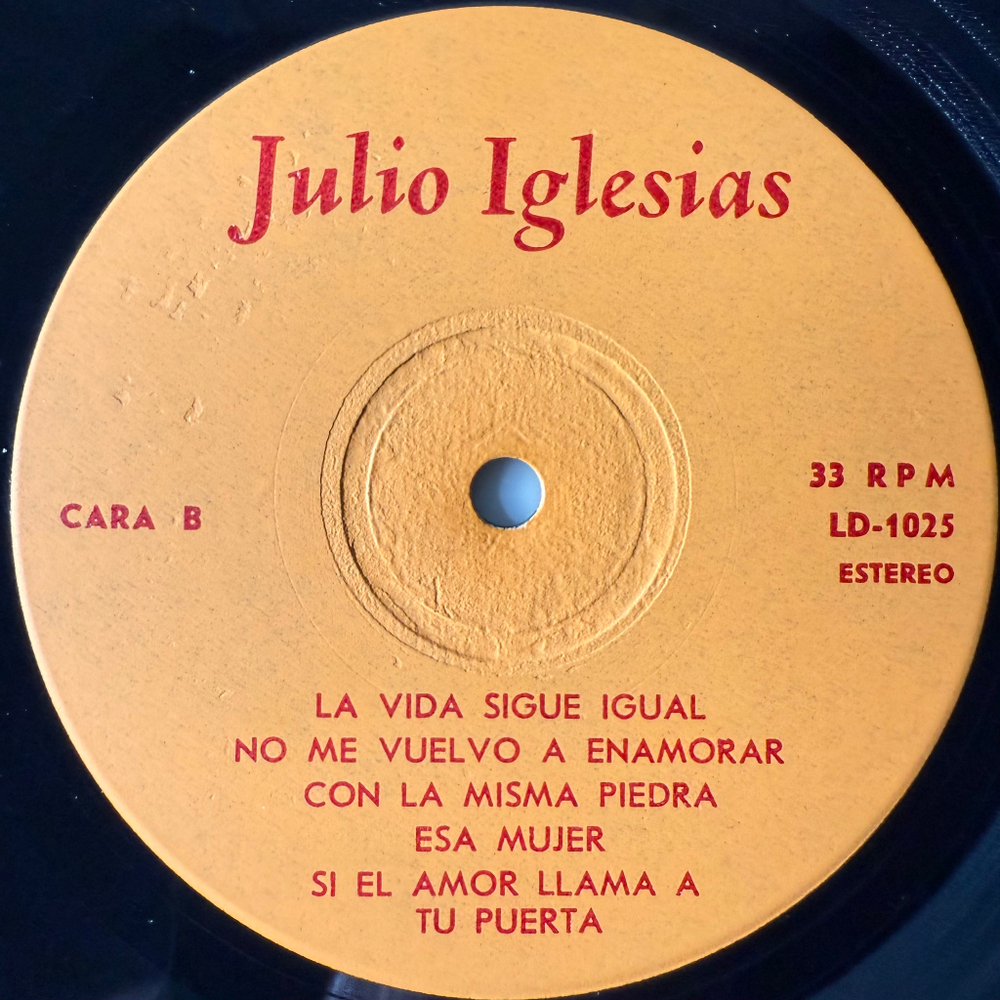 Julio Iglesias ‎– Julio Iglesias (Куба)