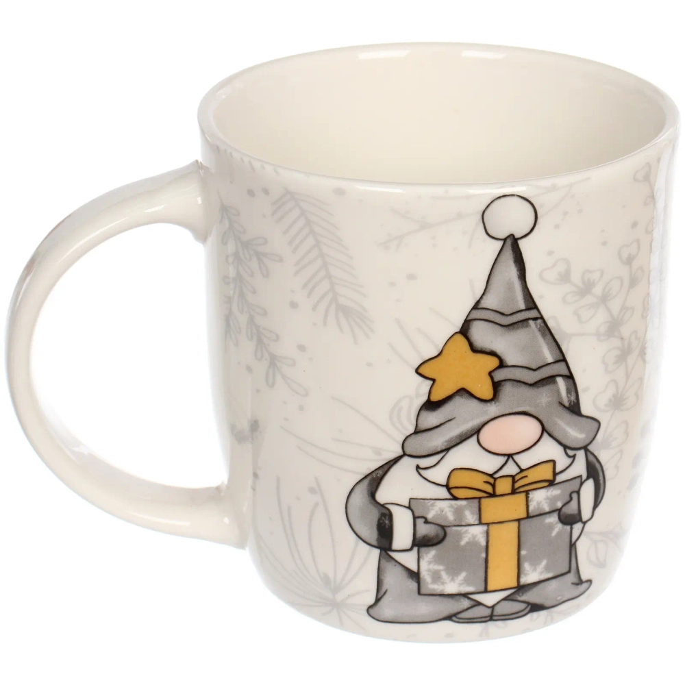 Кружка керамическая 330мл «Сказочные гномики», микс рисунков