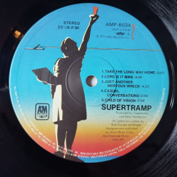 Винтажная виниловая пластинка LP Supertramp Breakfast In America (Japan 1979) (No Obi) Just Another Nervous Wreck