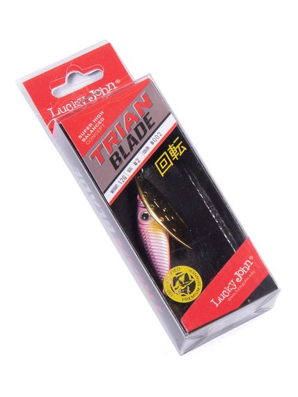 Блесна вращ. Lucky John TRIAN BLADE LONG 12.0г 002 в блистере