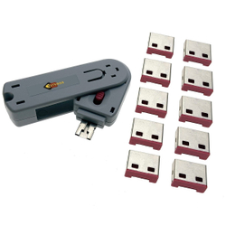Аксессуар Espada USB блокиратор портов (в комплекте 10 заглушек) ELock10, Esterra (46006)