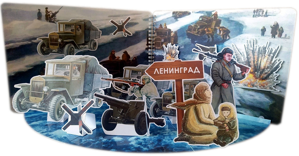 Макет "Блокада Ленинграда"