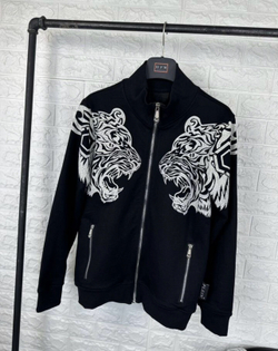 Кофта на молнии Plein Tigers Crystall премиум