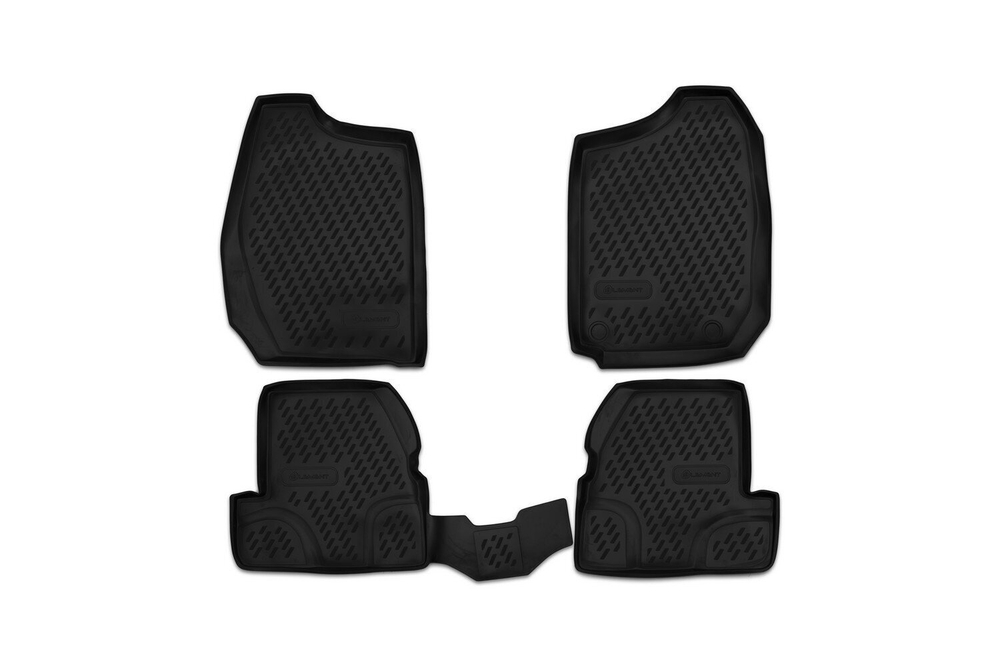 Коврики Standard, в салон SUZUKI Jimny, 2001- , Кросс., 4 шт. (полиуретан, чёрные) Element.CARSZK00013
