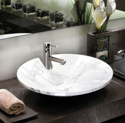 Bossini Oki смеситель для раковины высокий, длина излива 180 мм, с донным клапаном, цвет хром